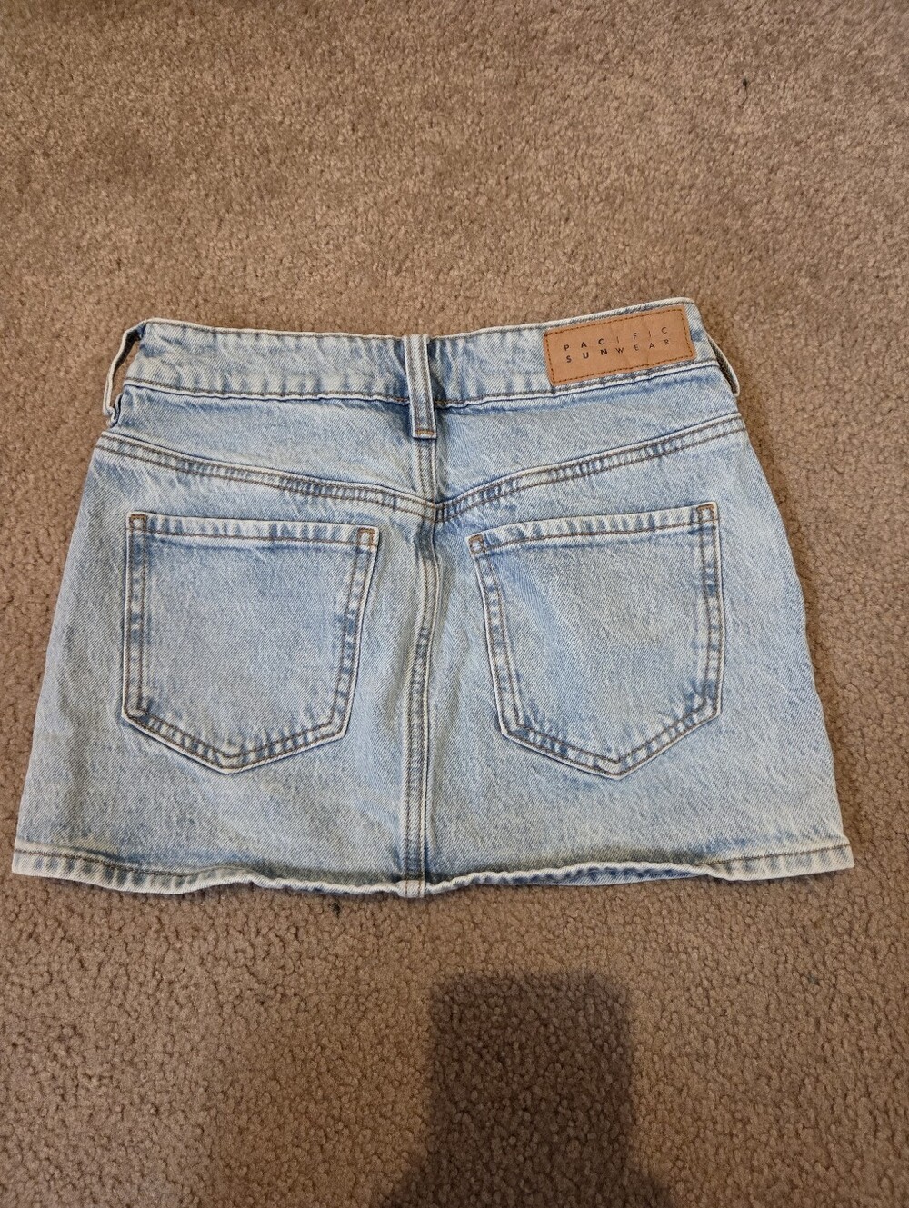 PacSun Light Blue Denim Mini Skirt- Size 22